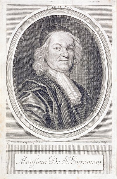 Monsieur de St Evremont by Godfrey Kneller